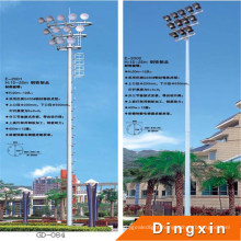 20m Sports Stadium High Mast Lighting Pole with Artificial Ladder